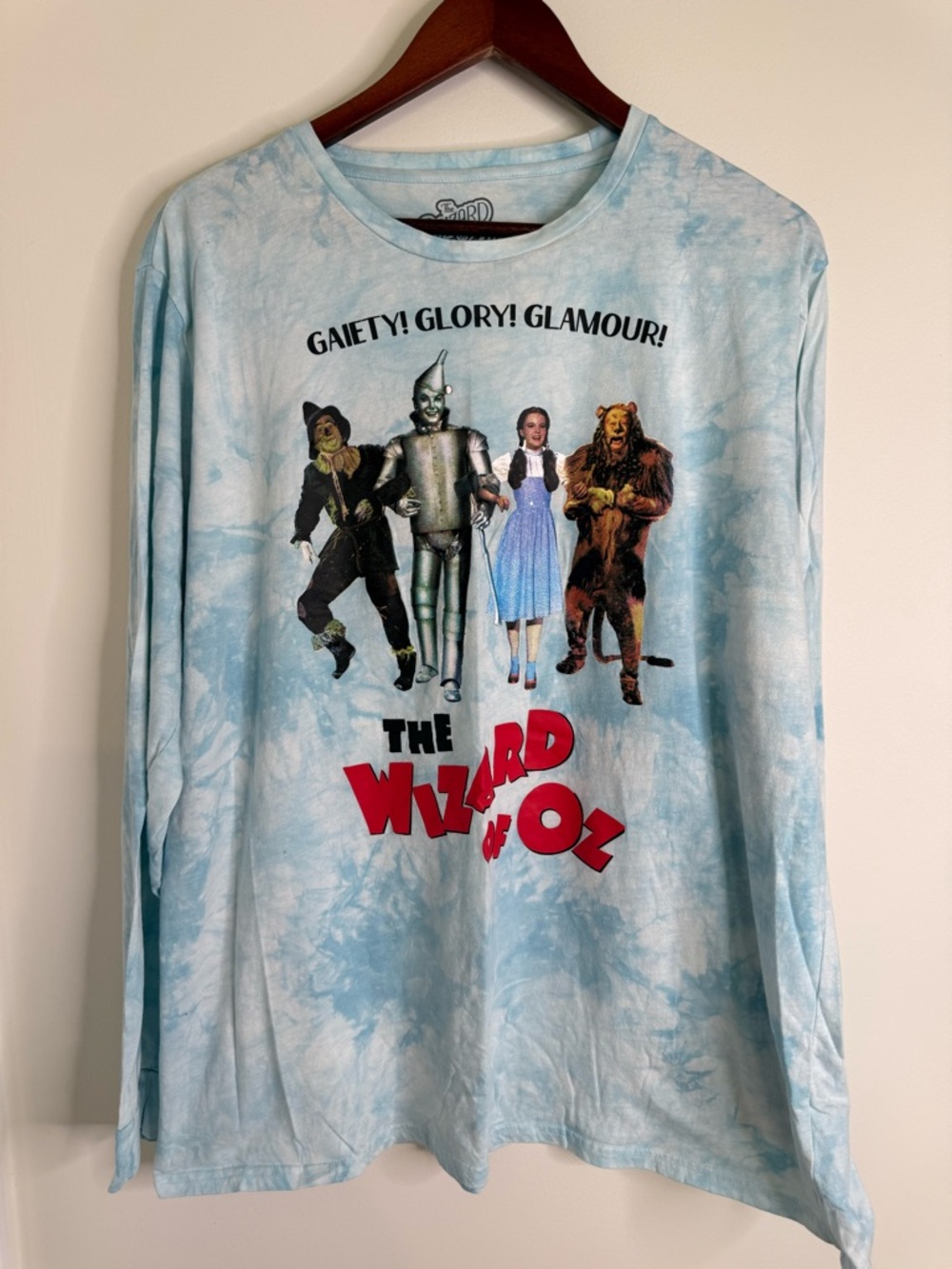 Cakeworthy x The Wizard of Oz Blue Tie Dye 100% Cotton Longsleeve T-Shirt 2X